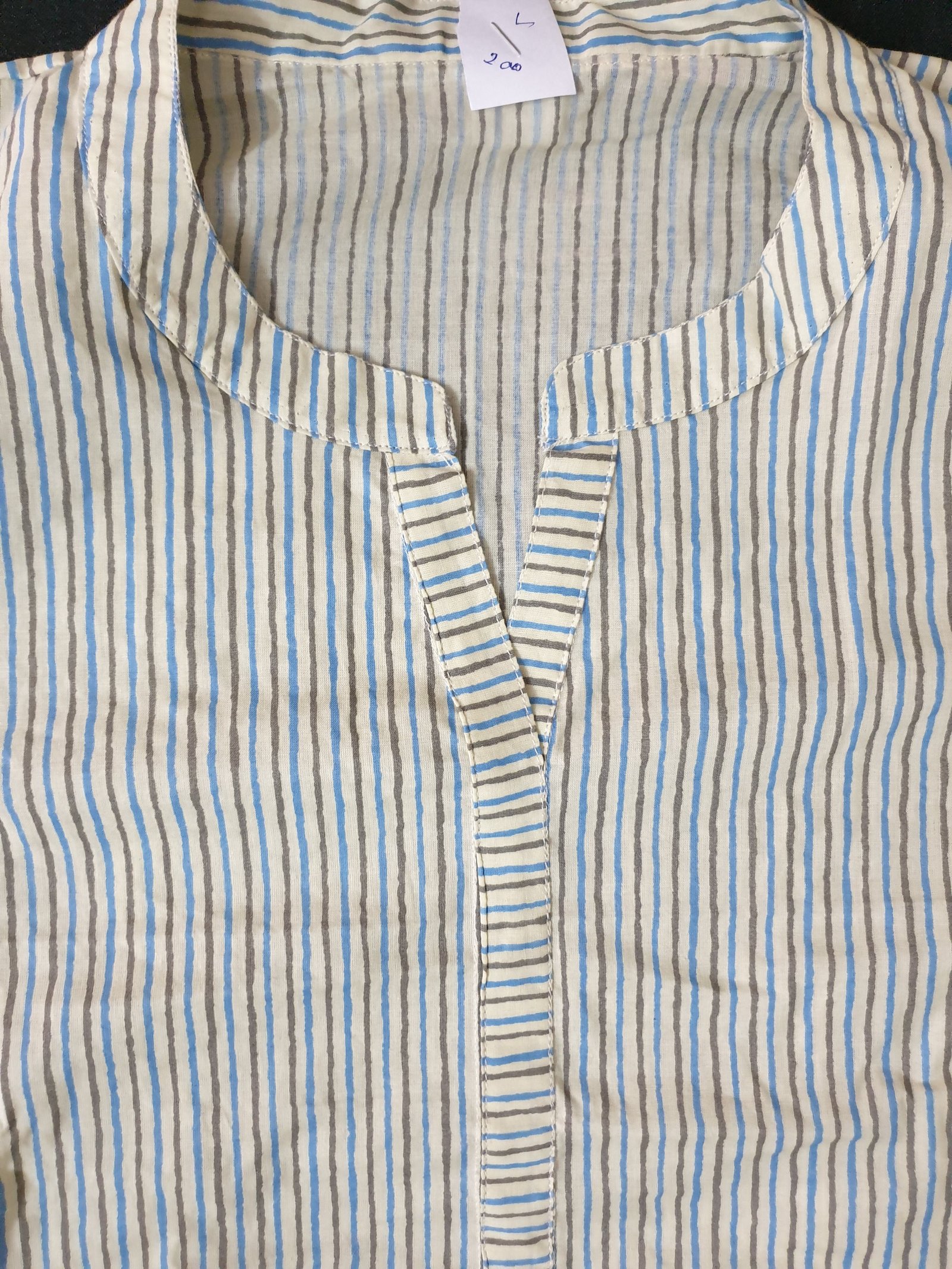 Striped Cotton Kurti
